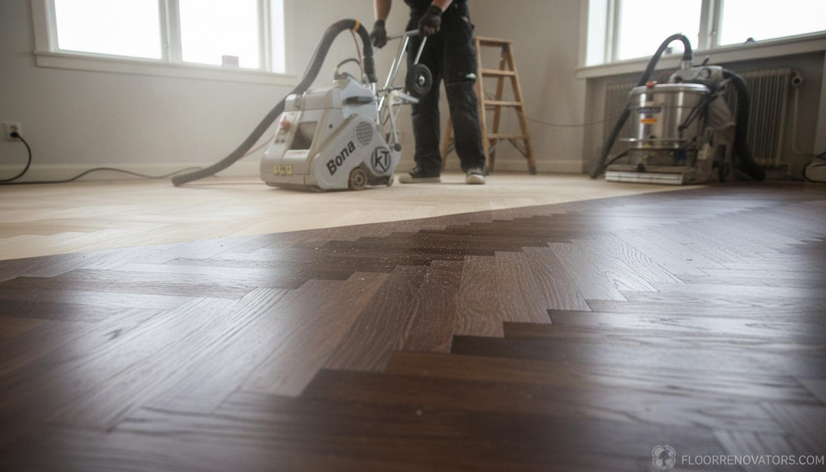 Så går det till att slipa golv i Stockholm steg för steg