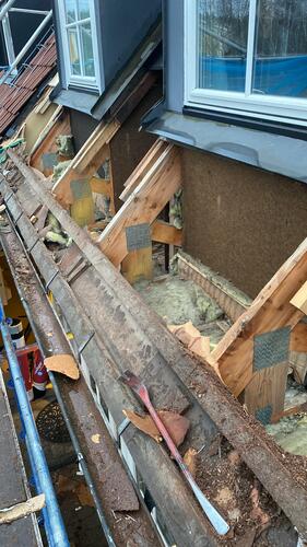 ruttet undertak pga läckage