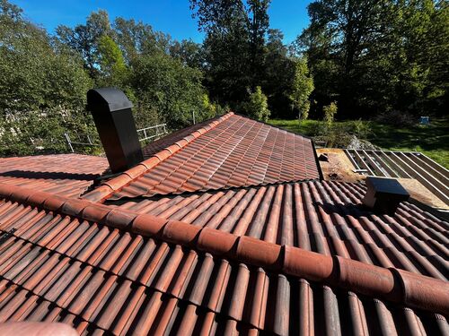 äldre tak som ska bytas