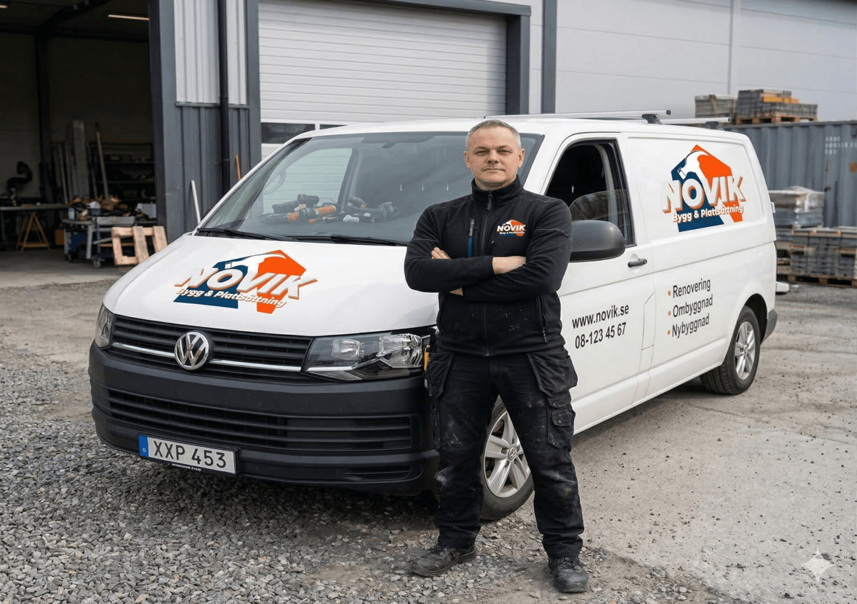 Företagsbild på Novik Bygg och Plattsättning – Företag i Gävleborgs län
