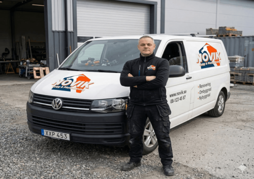 Företagsbild på Novik Bygg och Plattsättning – Företag i Gävleborgs län