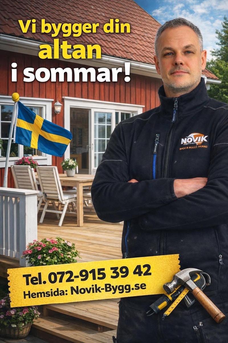 Företagsbild på Novik Bygg och Plattsättning – Företag i Gävleborgs län