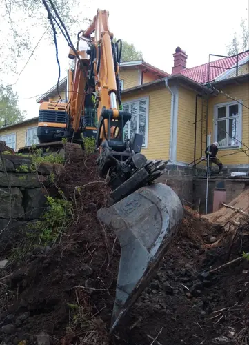 Företagsbild på Wigh & Mattfolk Entreprenad AB – Ett dräneringsföretag i Hofors