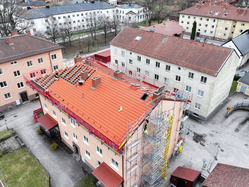 Företagsbild på Husdesign Gruppen Sverige – Ett takföretag i Hallstahammar