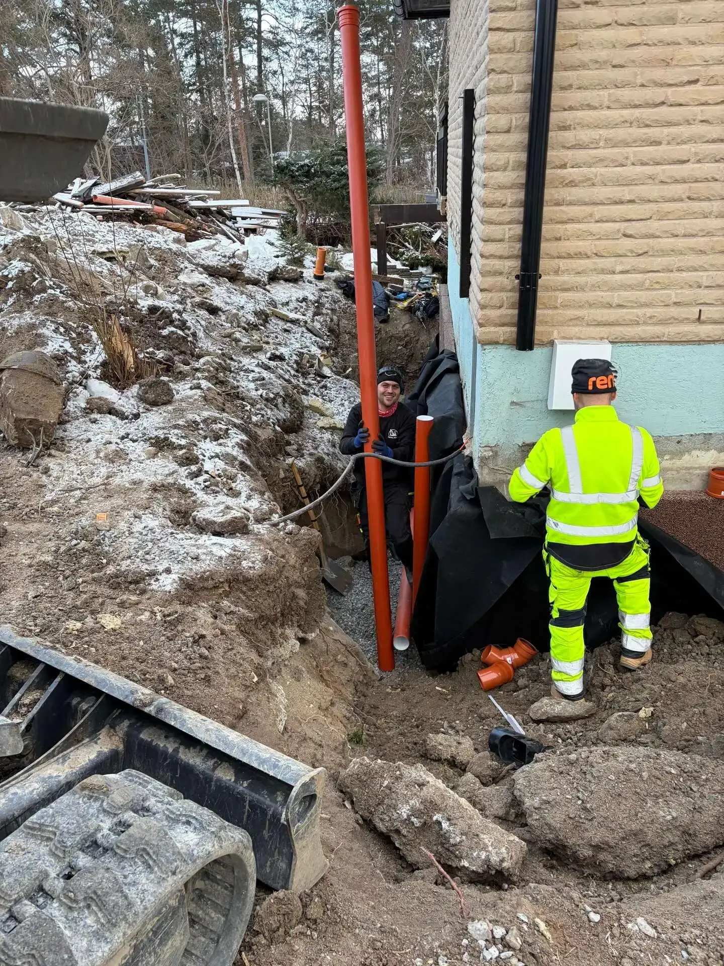 Dränering i Åkersberga