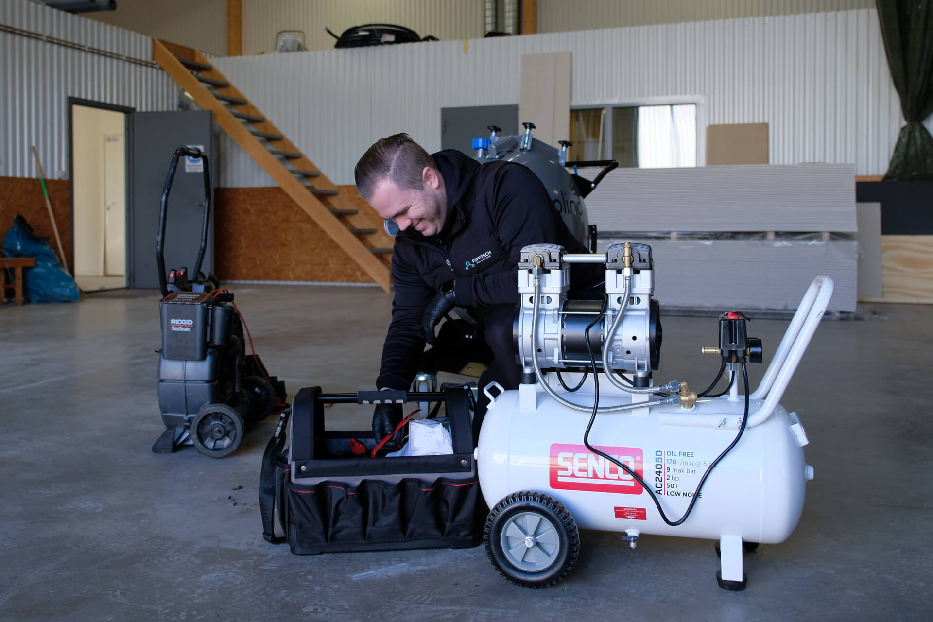 Företagsbild på Pipetech Spol & Relining – Ett VVS-företag i Falun
