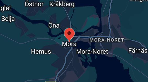 Karta över Mora