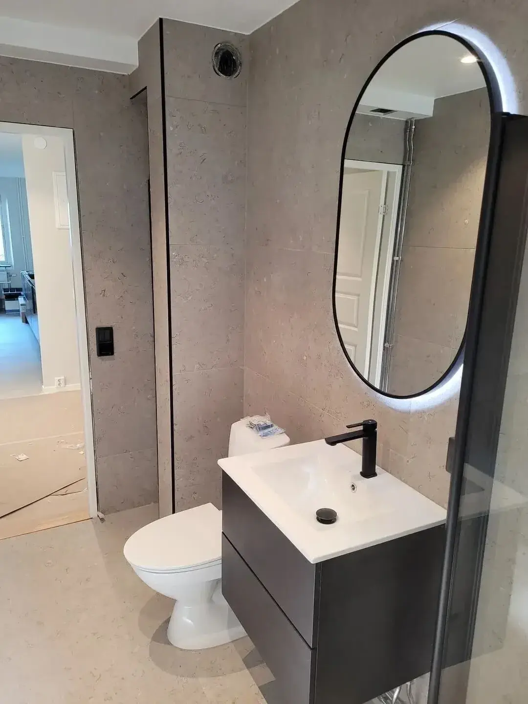 Badrumsrenovering i Landskrona