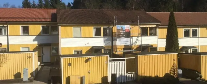 Takläggning i Tullinge, Stockholm