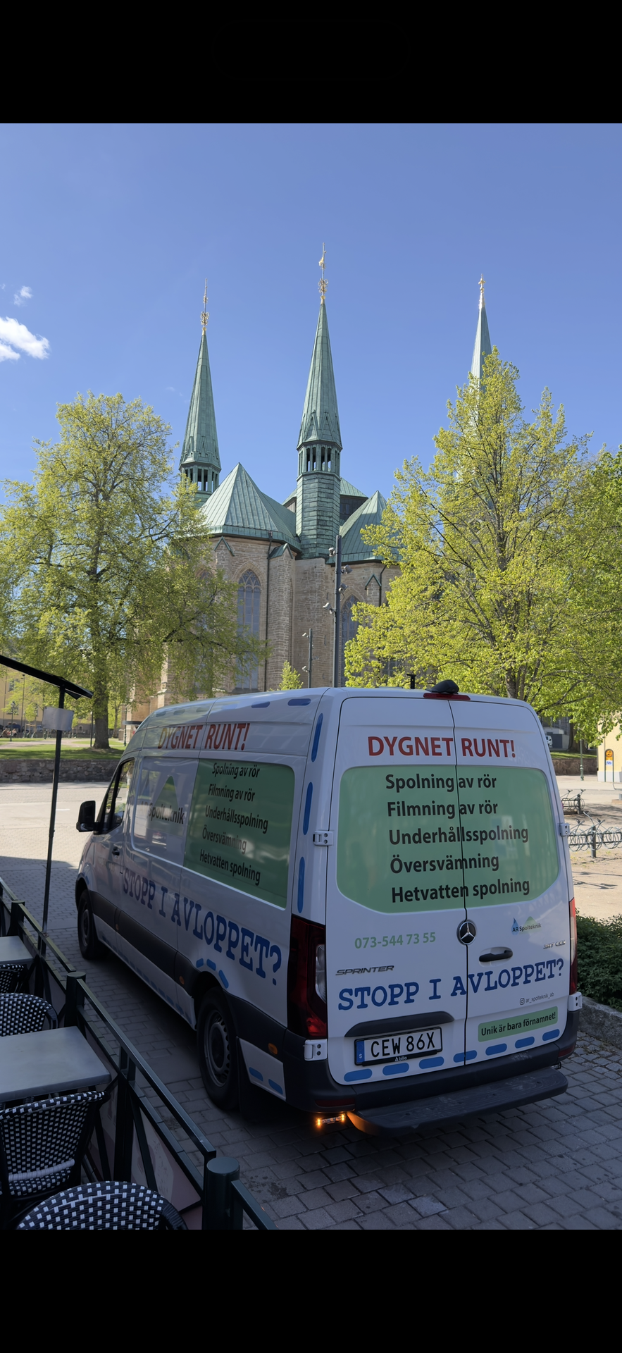 Företagsbild på AR Spolteknik AB – Ett VVS-företag i Östergötlands län