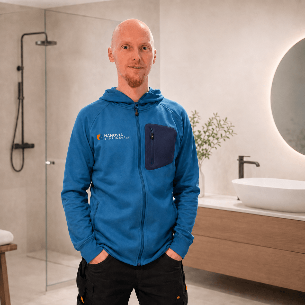 Jimmy på Nanovia Badrumsvård