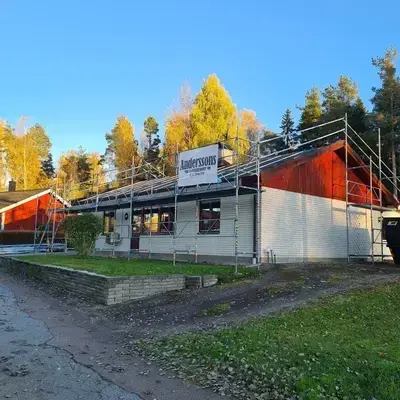 Villatak i Frövi lagt av Anderssons