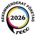 Reco-rekommenderad logotyp