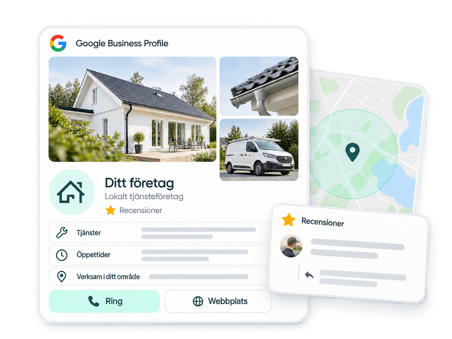 Google Business Profile till bygg- och tjänsteföretag