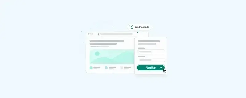 Landningssida, Landningssidor, leads