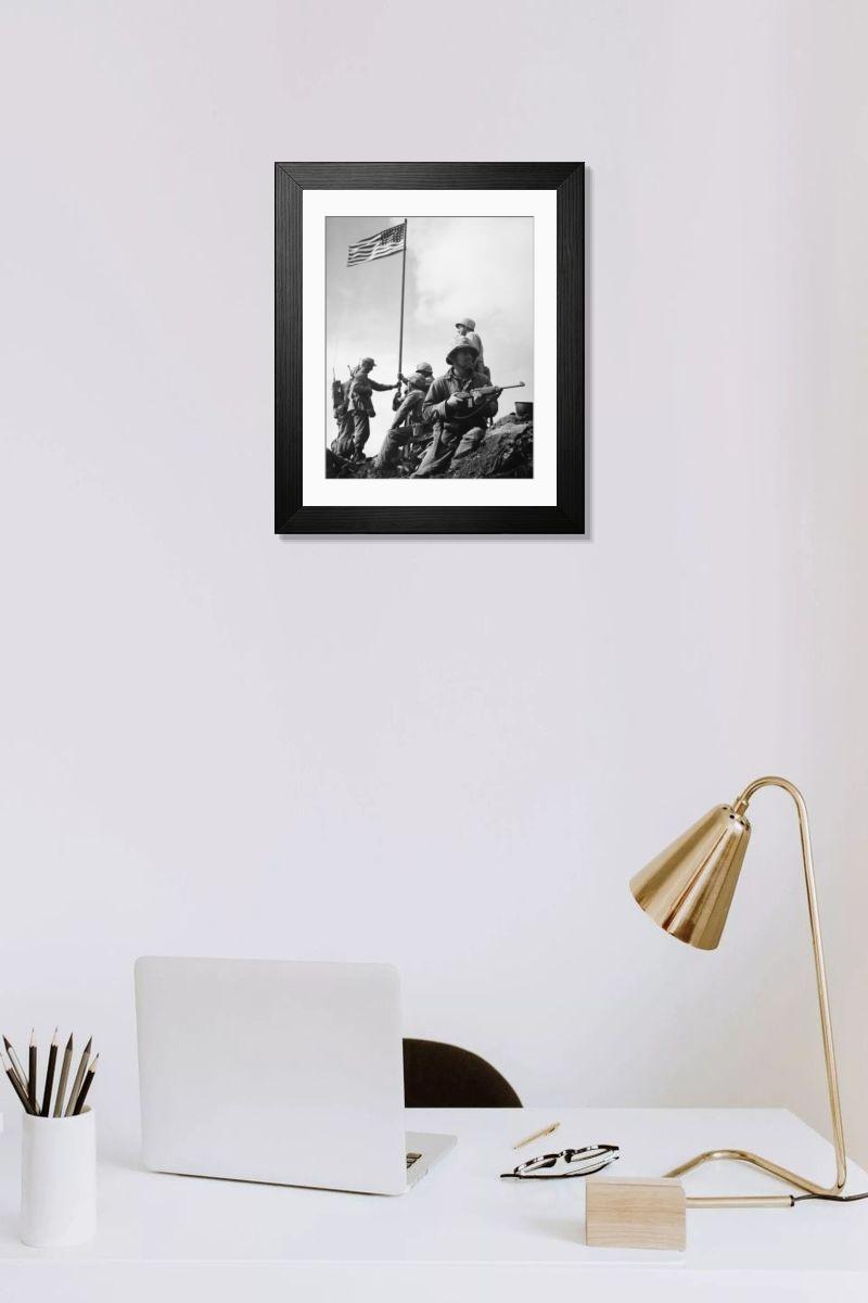 Shown hanging in a room: Modern 14"x12" (36x31cm)
