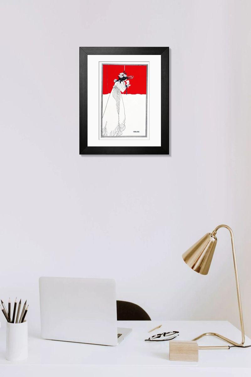 Shown hanging in a room: Modern 14"x12" (36x31cm)