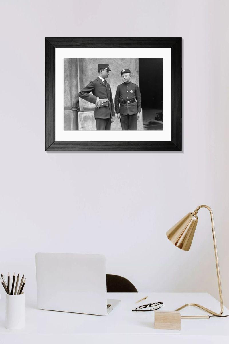 Shown hanging in a room: Modern 14"x12" (36x31cm)