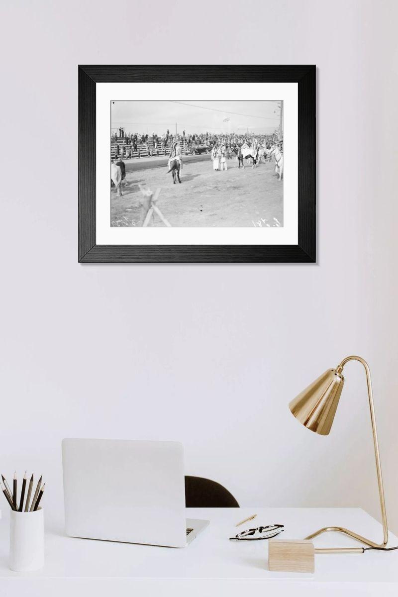 Shown hanging in a room: Modern 14"x12" (36x31cm)