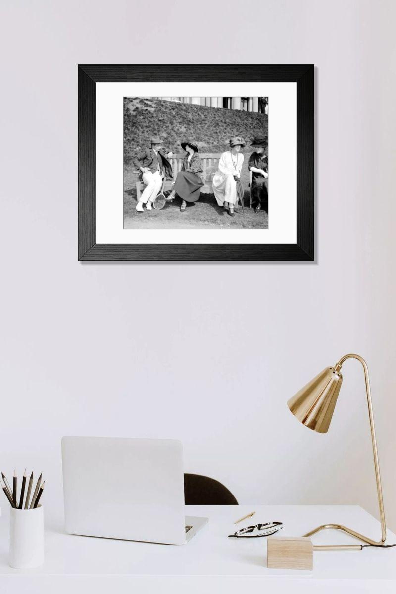 Shown hanging in a room: Modern 14"x12" (36x31cm)