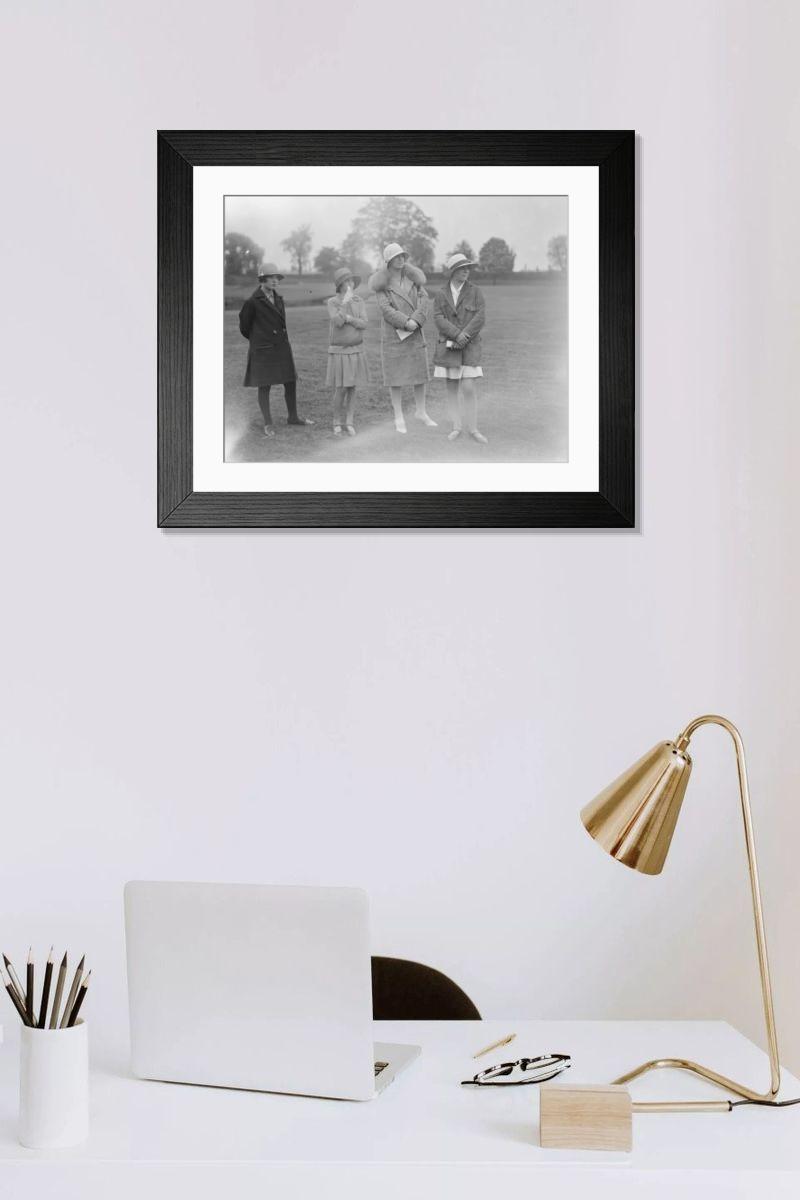 Shown hanging in a room: Modern 14"x12" (36x31cm)