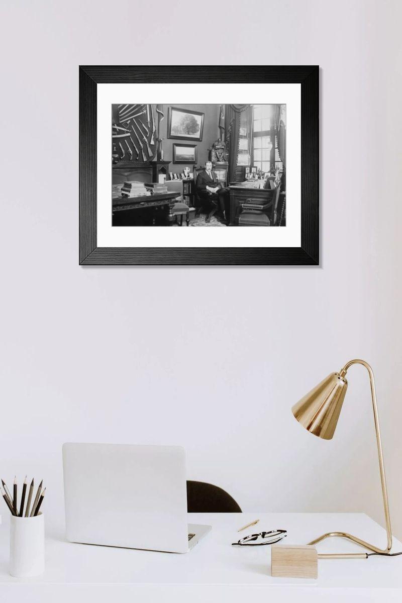 Shown hanging in a room: Modern 14"x12" (36x31cm)