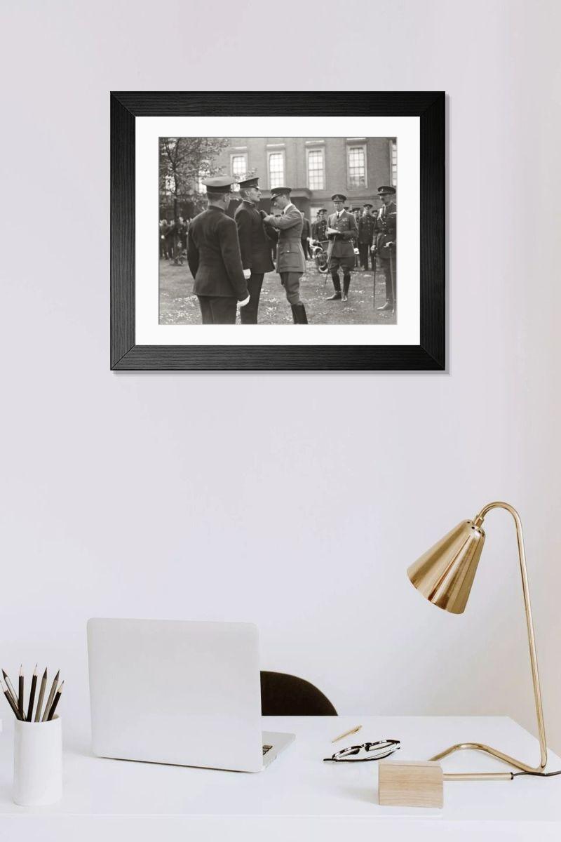 Shown hanging in a room: Modern 14"x12" (36x31cm)