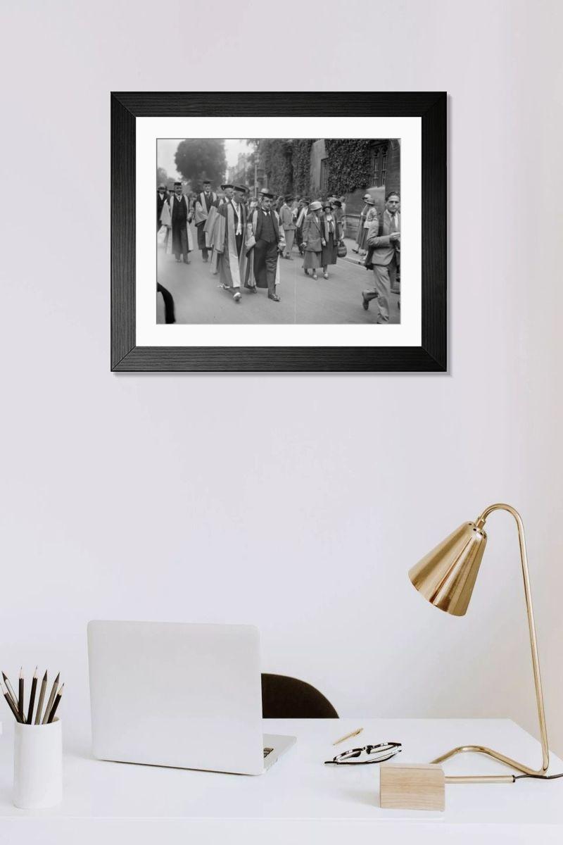 Shown hanging in a room: Modern 14"x12" (36x31cm)