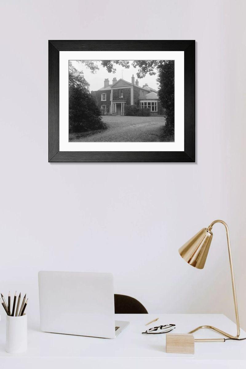 Shown hanging in a room: Modern 14"x12" (36x31cm)
