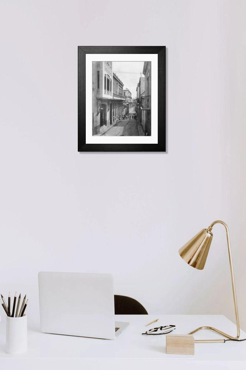 Shown hanging in a room: Modern 14"x12" (36x31cm)