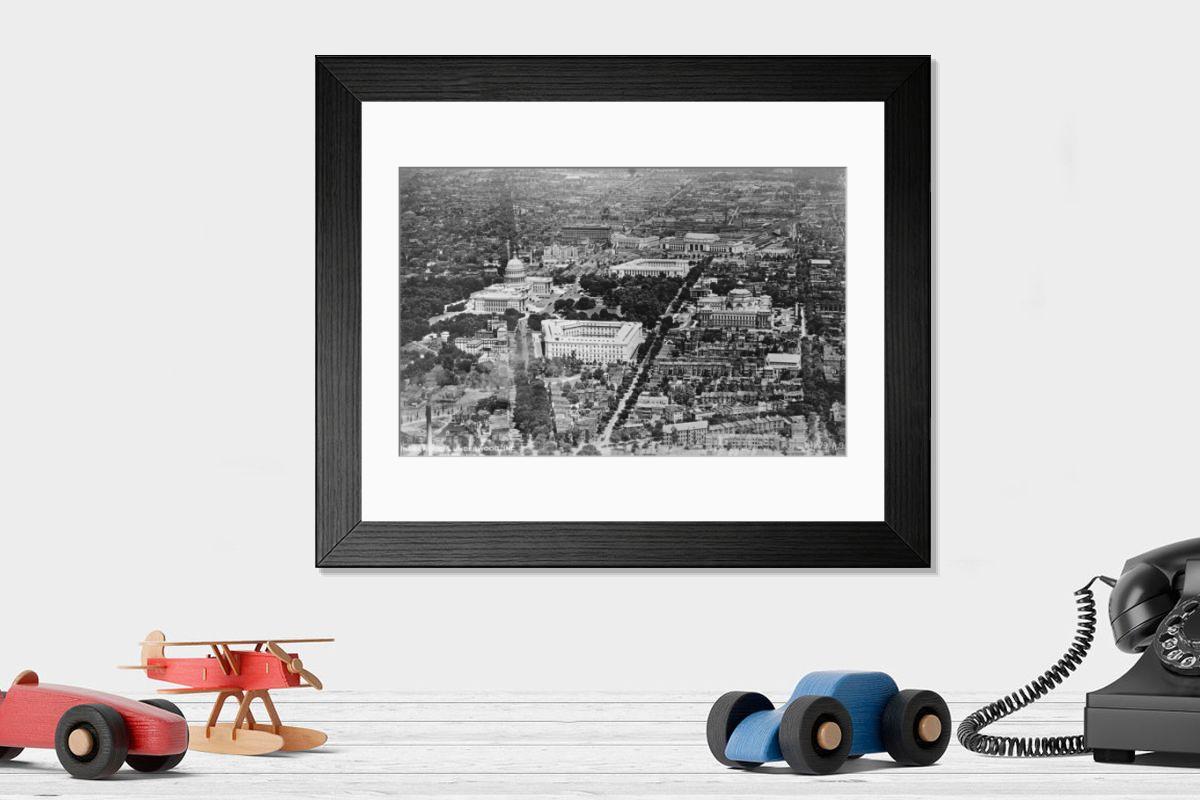 Shown hanging in a room: Modern 14"x12" (36x31cm)
