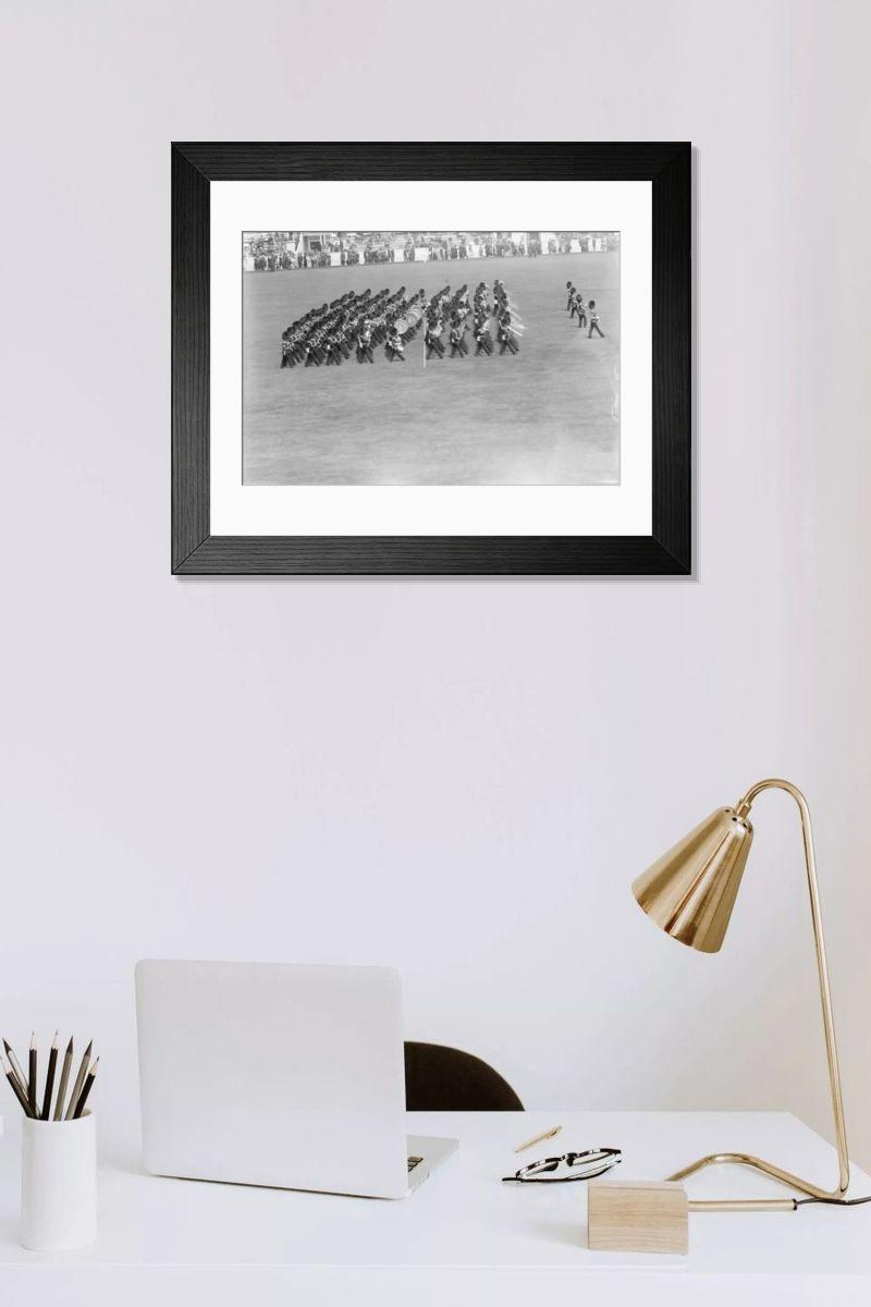 Shown hanging in a room: Modern 14"x12" (36x31cm)