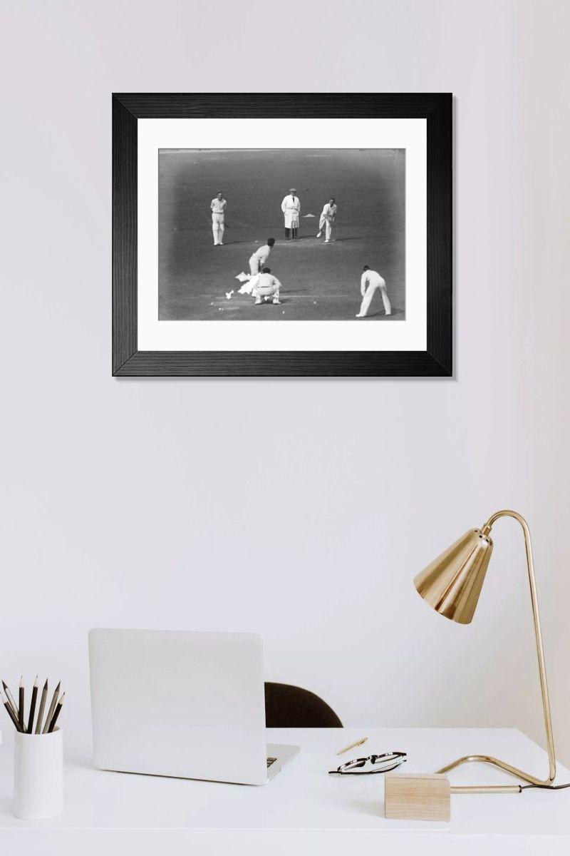 Shown hanging in a room: Modern 14"x12" (36x31cm)