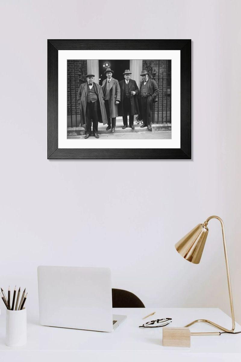Shown hanging in a room: Modern 14"x12" (36x31cm)