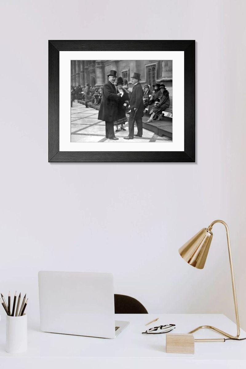 Shown hanging in a room: Modern 14"x12" (36x31cm)