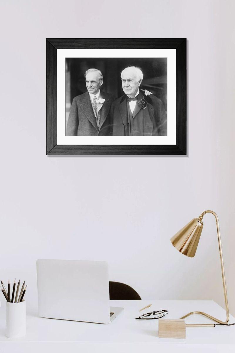 Shown hanging in a room: Modern 14"x12" (36x31cm)