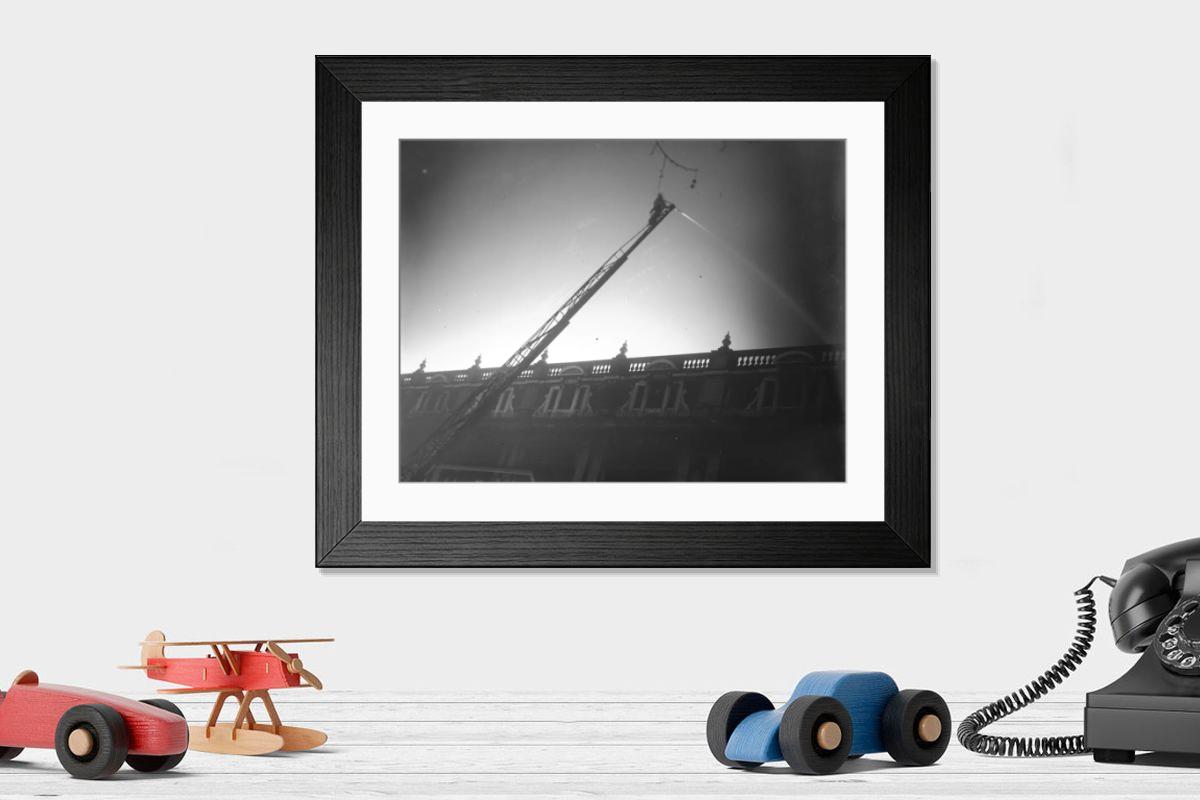 Shown hanging in a room: Modern 14"x12" (36x31cm)
