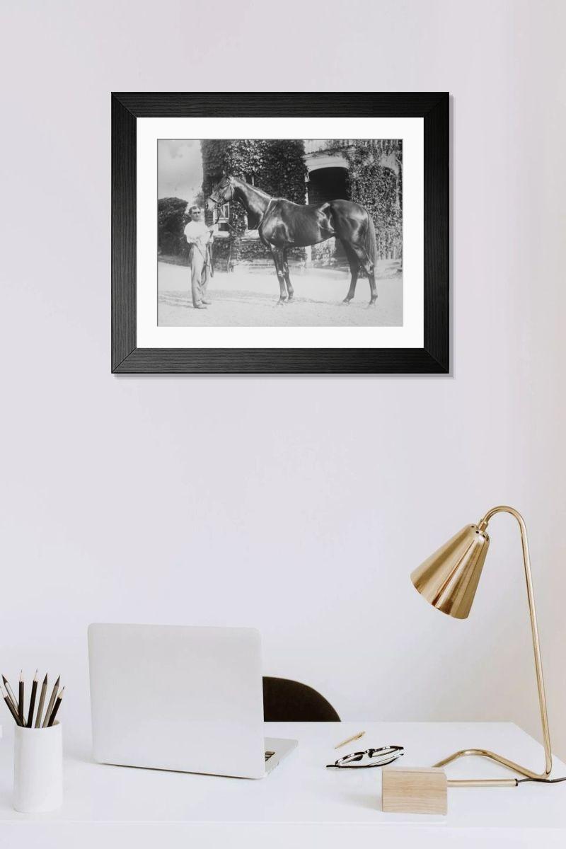 Shown hanging in a room: Modern 14"x12" (36x31cm)