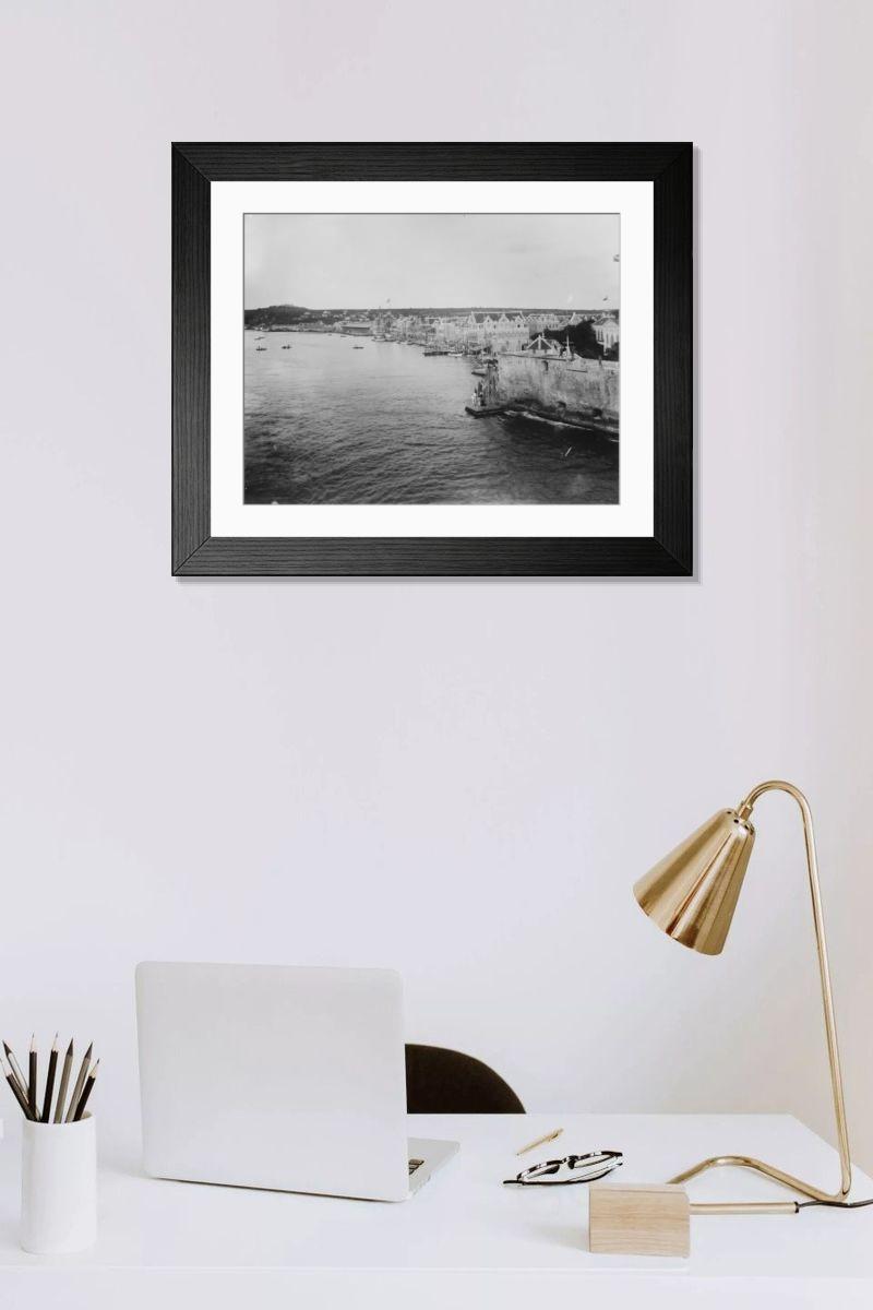 Shown hanging in a room: Modern 14"x12" (36x31cm)