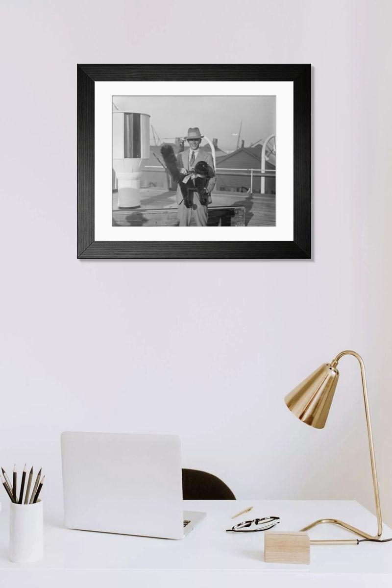 Shown hanging in a room: Modern 14"x12" (36x31cm)