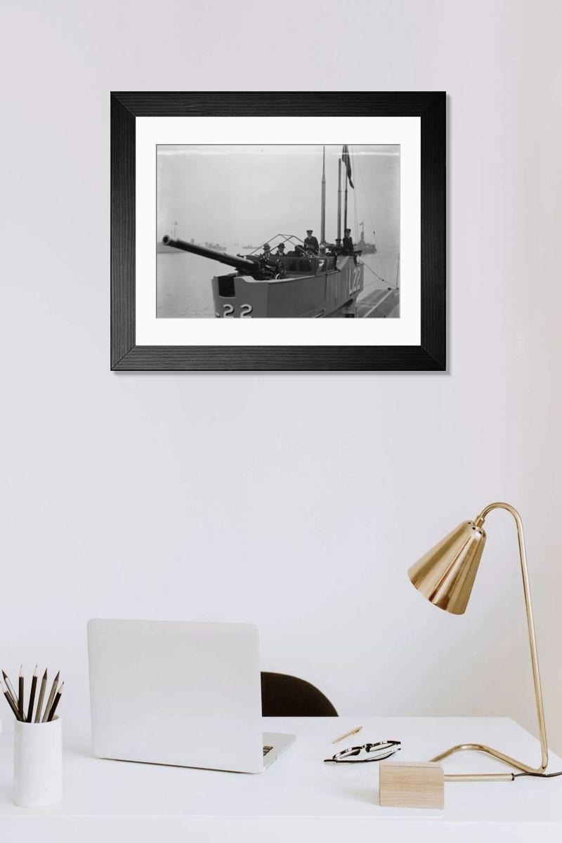 Shown hanging in a room: Modern 14"x12" (36x31cm)