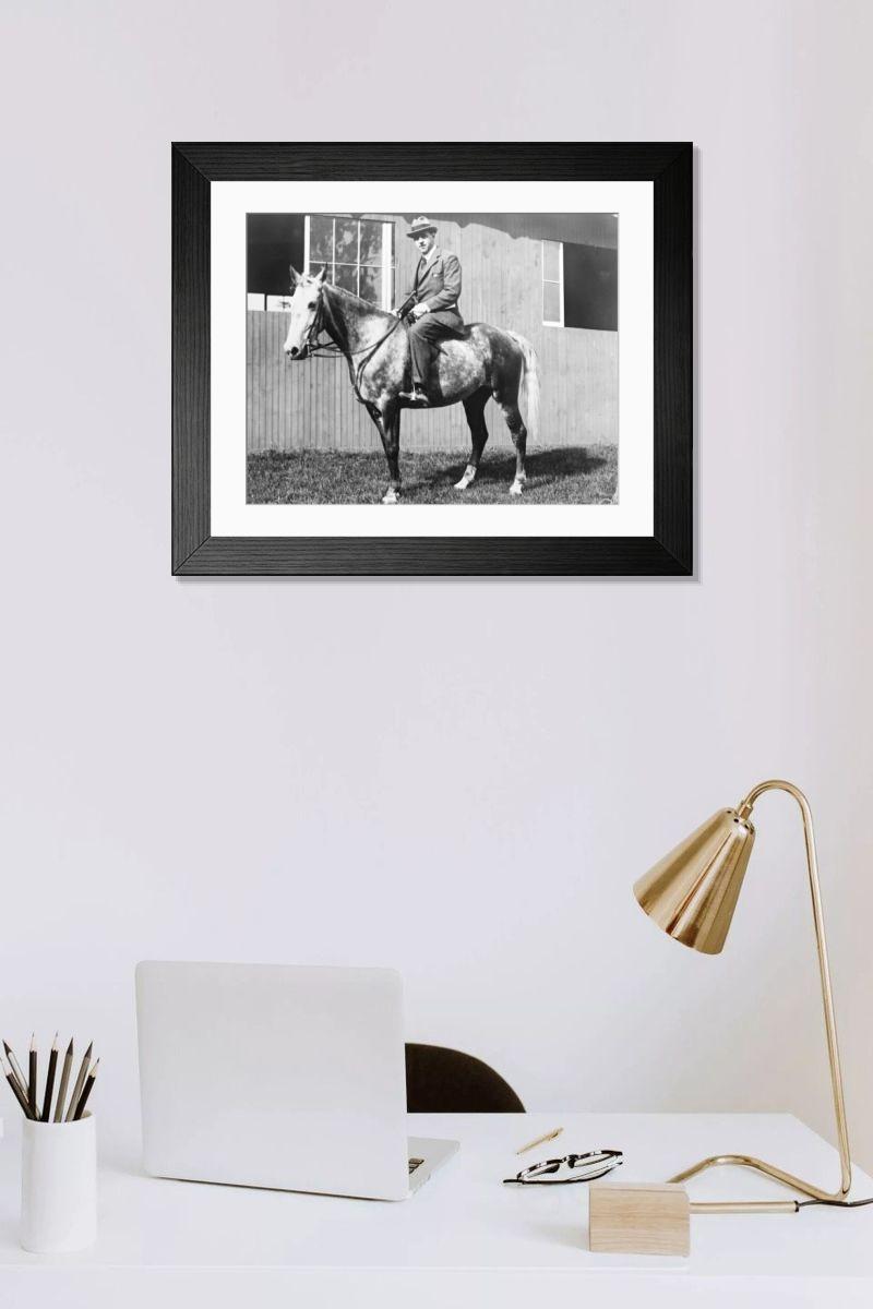 Shown hanging in a room: Modern 14"x12" (36x31cm)
