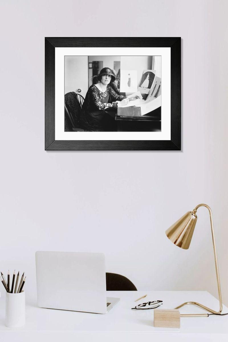 Shown hanging in a room: Modern 14"x12" (36x31cm)