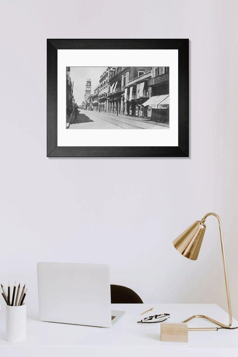 Shown hanging in a room: Modern 14"x12" (36x31cm)