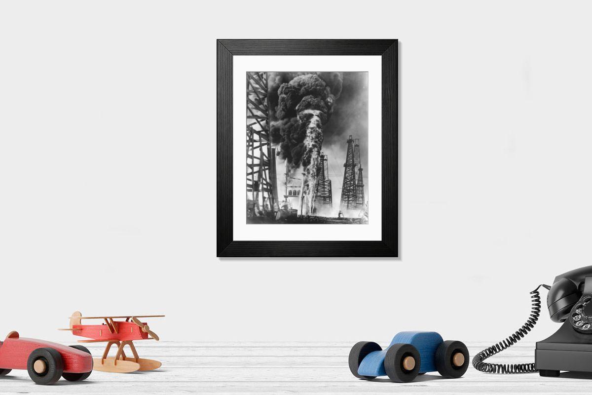 Shown hanging in a room: Modern 14"x12" (36x31cm)