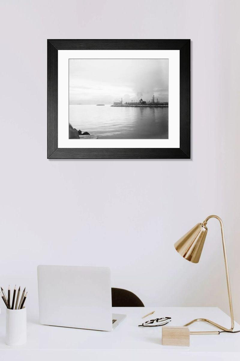 Shown hanging in a room: Modern 14"x12" (36x31cm)
