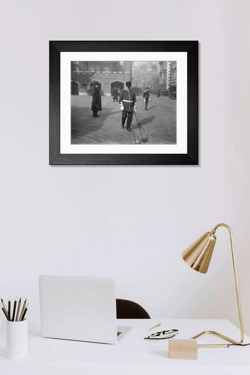 Shown hanging in a room: Modern 14"x12" (36x31cm)