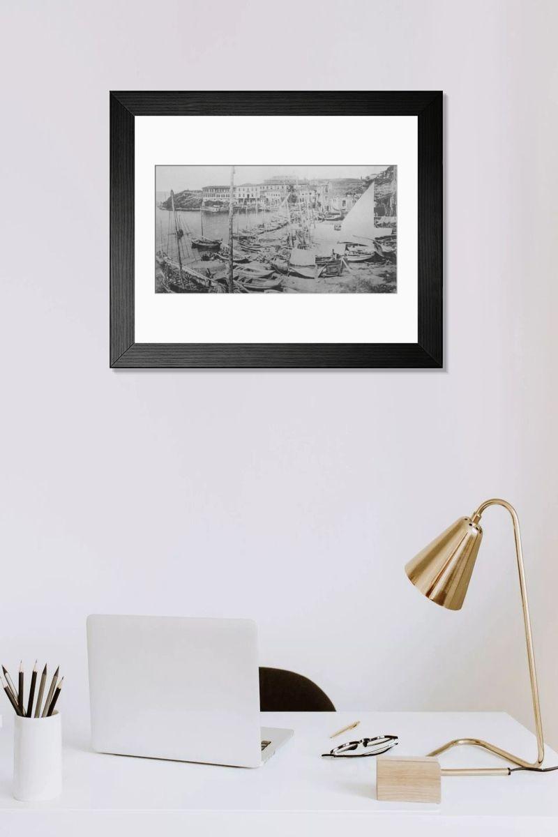 Shown hanging in a room: Modern 14"x12" (36x31cm)