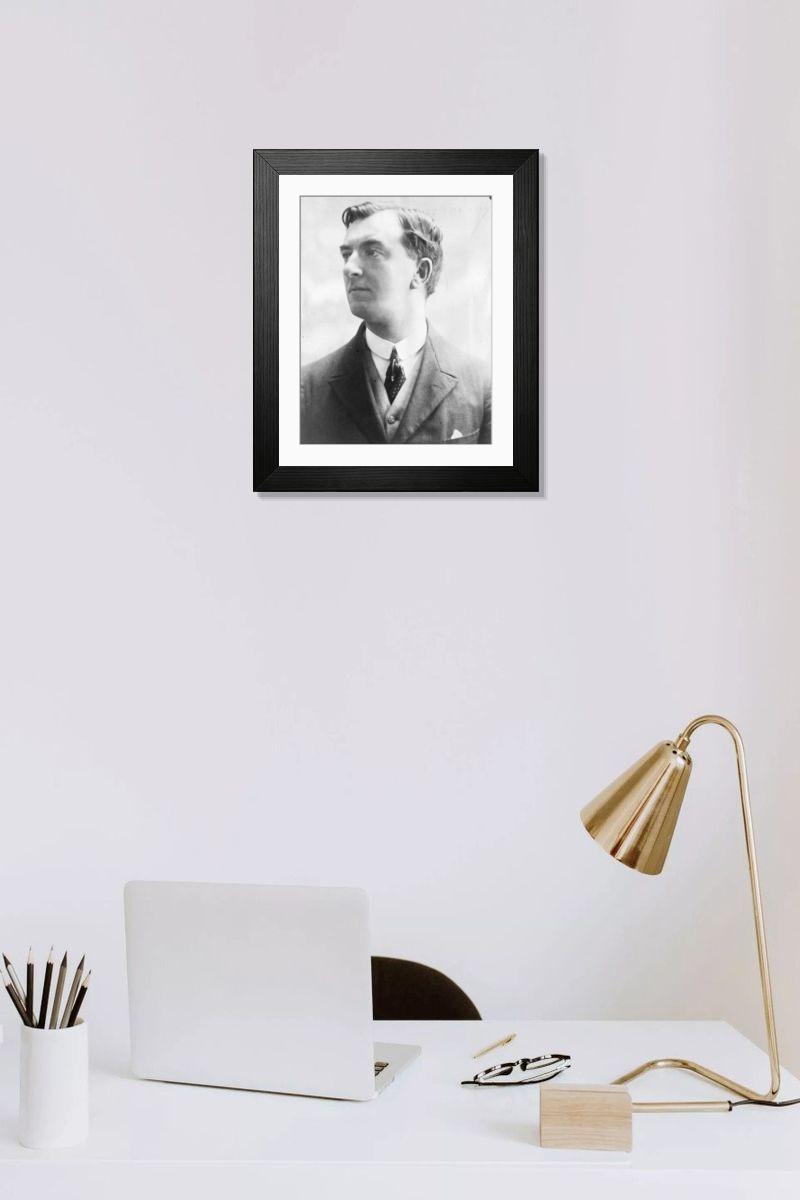Shown hanging in a room: Modern 14"x12" (36x31cm)