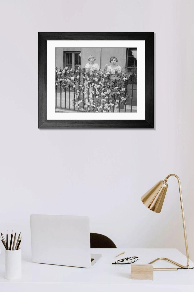 Shown hanging in a room: Modern 14"x12" (36x31cm)